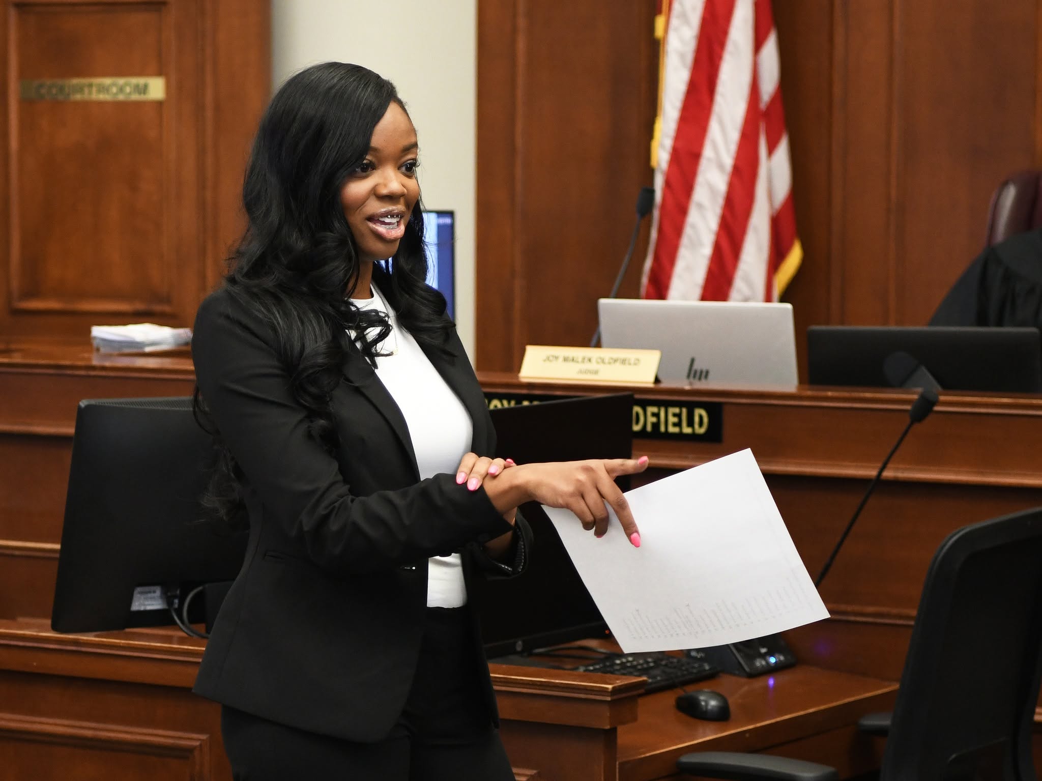 Summer Trial Academy Student Giving Opening Statement